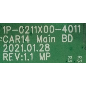 MAIN PARA SMART TV VIZIO 4K RESOLUCION ( 3840x2160 ) NUMERO DE PARTE M75Q6J03 / 1P-0211X00-4011 / 210927 / 361527 / M75Q6J03 654 / PANEL K750WDK21 / DISPLAY JR745R3HA2Y / MODELO M75Q6-J03